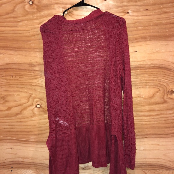 Maroon cardigan - Picture 2 of 3